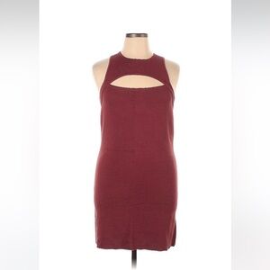 Abercrombie & Fitch XL Ottoman Knit(Ribbed) Sleeveless Sheath Dress, Cutout, NWT